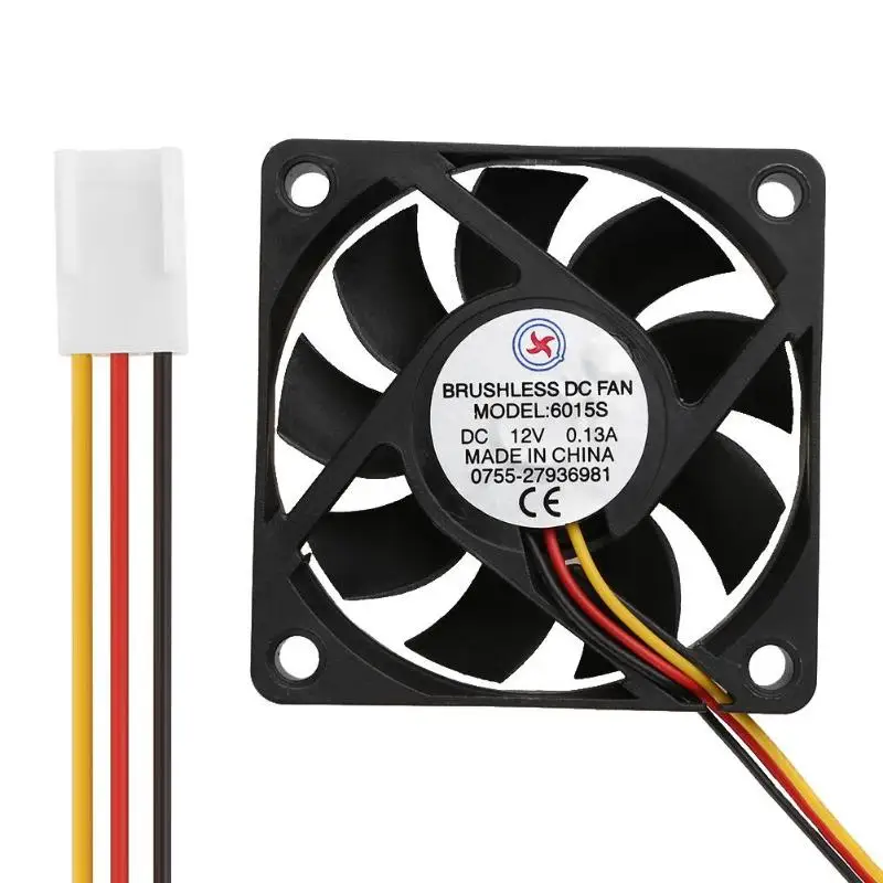 VODOOL Low Noise AV-6025M12S DC12V 0.15A 60x60x25mm Brushless Cooling Fan Cooler For universal CPU Computer Chassis Accessoy
VODOOL Low Noise AV-6025M12S DC12V 0.15A 60x60x25mm Brushless Cooling Fan Cooler For universal CPU Computer Chassis Accessoy
