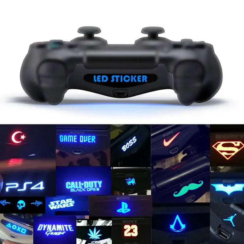 40/10pcs Vinyl Stickers Led Lightbar Light Bar Stickers for Playstation 4 Dualshock 4 PS4 PRO Slim Controller Decal Accessories
40/10pcs Vinyl Stickers Led Lightbar Light Bar Stickers for Playstation 4 Dualshock 4 PS4 PRO Slim Controller Decal Accessories