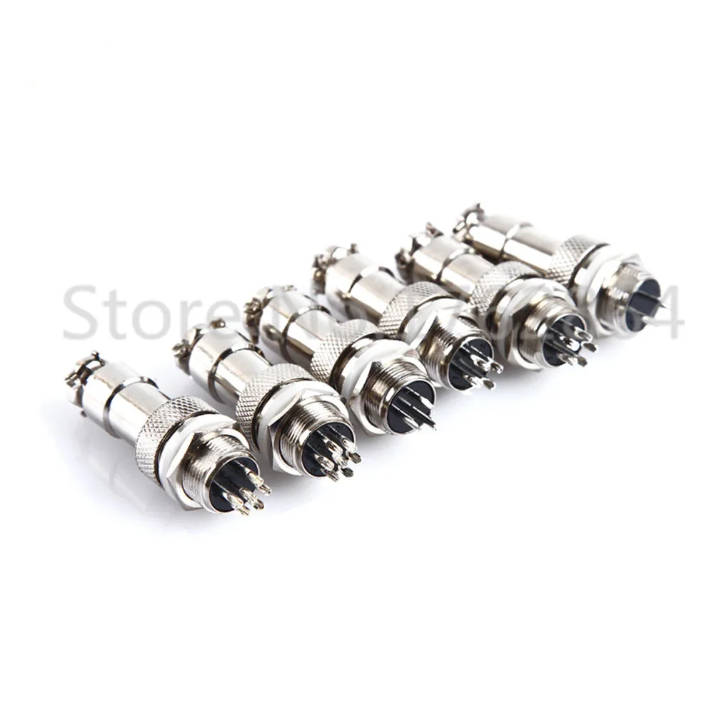 10 sets/kit 6 PIN 12mm GX12-6 Screw Aviation Connector Plug The aviation plug Cable connector Regular plug and socket
10 sets/kit 6 PIN 12mm GX12-6 Screw Aviation Connector Plug The aviation plug Cable connector Regular plug and socket