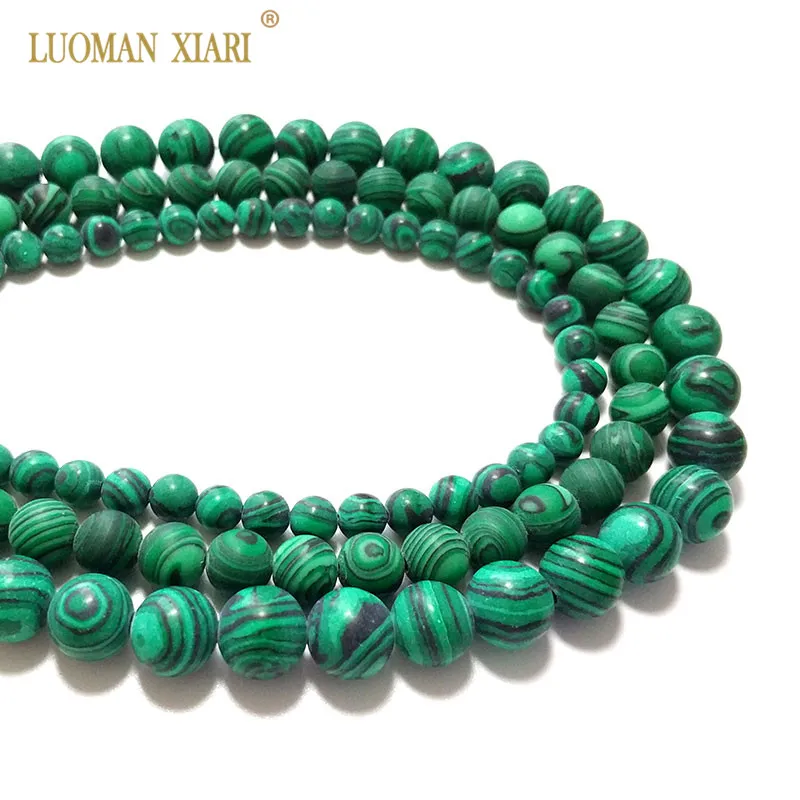 Wholesale Dull Polish Malachite Round Natural Stone Beads for Jewelry Making Diy Bracelet Necklace 6/8/10 mm Strand 15''
Wholesale Dull Polish Malachite Round Natural Stone Beads for Jewelry Making Diy Bracelet Necklace 6/8/10 mm Strand 15''