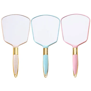 Round Handle HD 3Colors Plastic Vintage Hand Mirrors Makeup Vanity Mirror Rectangle Hand Hold Cosmetic Mirror For Girls
Round Handle HD 3Colors Plastic Vintage Hand Mirrors Makeup Vanity Mirror Rectangle Hand Hold Cosmetic Mirror For Girls