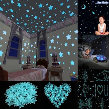 80Pcs 3D Glow Stickers Luminous Stars Baby Bedroom Beautiful Fluorescent In The Dark Toy Festival Gift
80Pcs 3D Glow Stickers Luminous Stars Baby Bedroom Beautiful Fluorescent In The Dark Toy Festival Gift