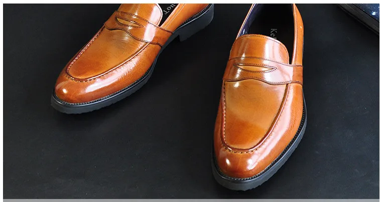 Youth Men Round Toe Genuine Leather Handmade England Style Dress Shoes Men Flat Slip On Business Casual Party Shoe Free Shipping
Youth Men Round Toe Genuine Leather Handmade England Style Dress Shoes Men Flat Slip On Business Casual Party Shoe Free Shipping