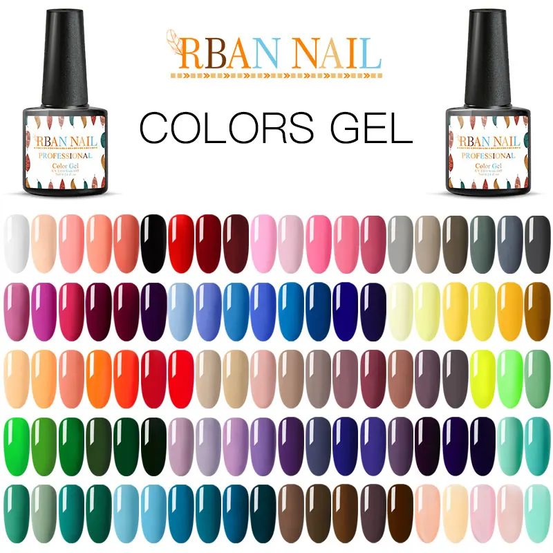 RBAN NAIL 7ML Pure Semi-Permanent UV Nail Gel Polish UV Gellak Varnish Lacquer Hybrid Long Lasting UV Gel Nail Polish
RBAN NAIL 7ML Pure Semi-Permanent UV Nail Gel Polish UV Gellak Varnish Lacquer Hybrid Long Lasting UV Gel Nail Polish