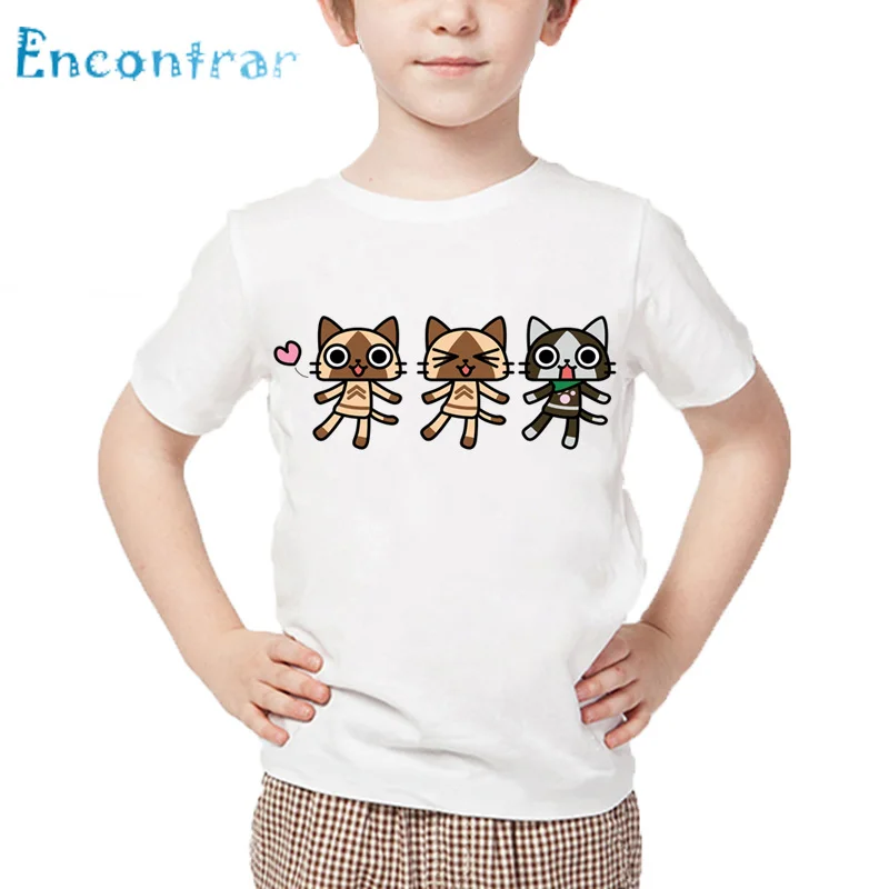 Kids Anime Monster Hunter AIROU Cat Print T shirt Children Summer White Tops Boys and Girls Cartoon Funny T-shirt,ooo528
Kids Anime Monster Hunter AIROU Cat Print T shirt Children Summer White Tops Boys and Girls Cartoon Funny T-shirt,ooo528