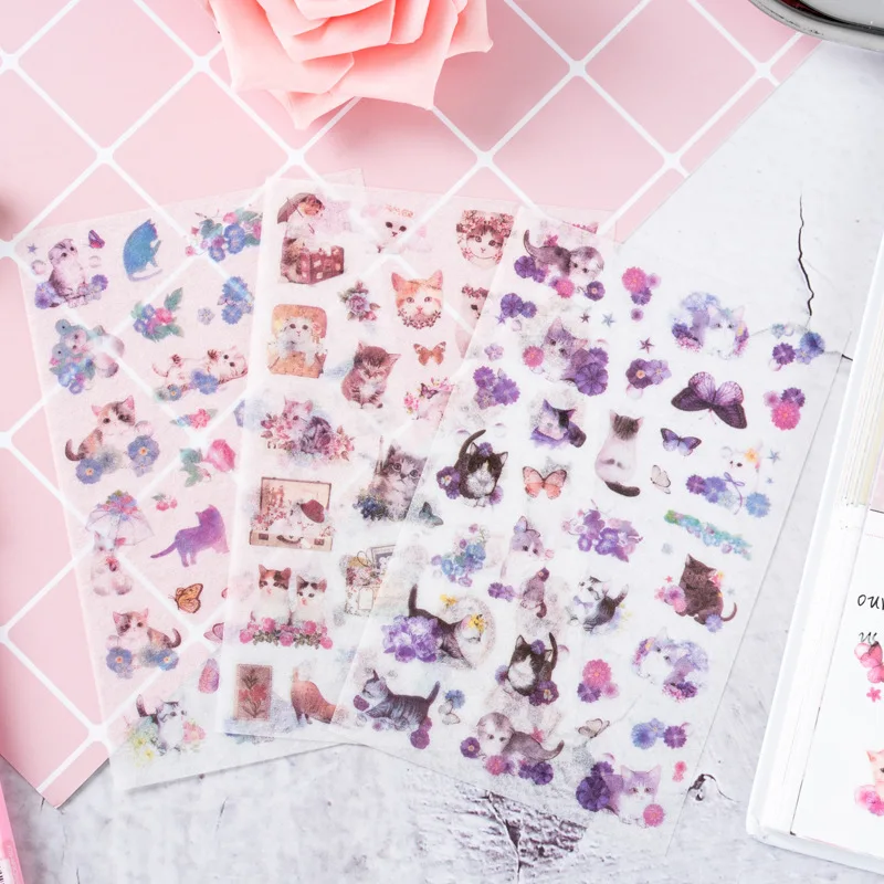 6sheets/lot Mohamm Japanese Journal Travel Scrapbook Paper Cat Calendar Deco Japan Girl Kawaii Flake Stickers Scrapbooking
6sheets/lot Mohamm Japanese Journal Travel Scrapbook Paper Cat Calendar Deco Japan Girl Kawaii Flake Stickers Scrapbooking