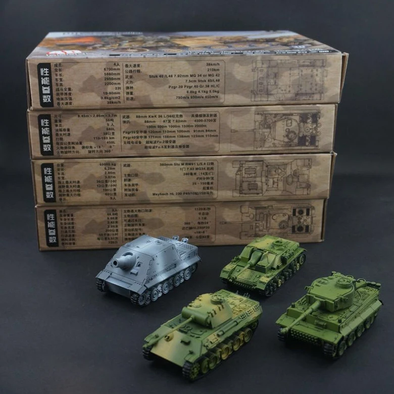 4D Plastic Assembled Tank Kits 1:71 Scale WWII Germany Tank Model Puzzle Assembling Military Toys For Children
4D Plastic Assembled Tank Kits 1:71 Scale WWII Germany Tank Model Puzzle Assembling Military Toys For Children