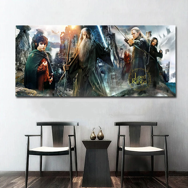 The Lord Of The Rings Wall Poster MOVIE Silk Art Frodo Gandalf Pictures Legolas Wall Decor Large Magic Film Prints
The Lord Of The Rings Wall Poster MOVIE Silk Art Frodo Gandalf Pictures Legolas Wall Decor Large Magic Film Prints
