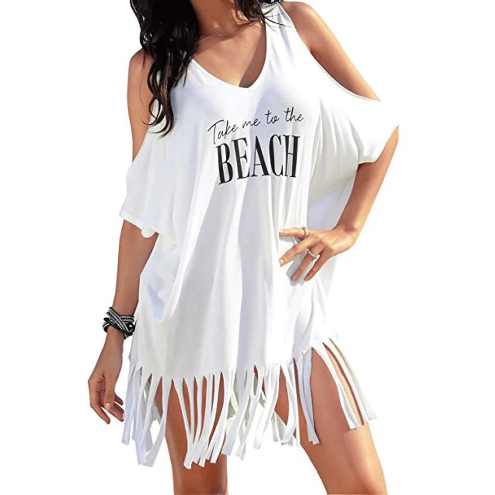 Women Dress Sexy Short Dresses Womens Tassel Letters Print Baggy Swimwear Bikini Cover-UPS Beach Dress Sundress #40
Women Dress Sexy Short Dresses Womens Tassel Letters Print Baggy Swimwear Bikini Cover-UPS Beach Dress Sundress #40