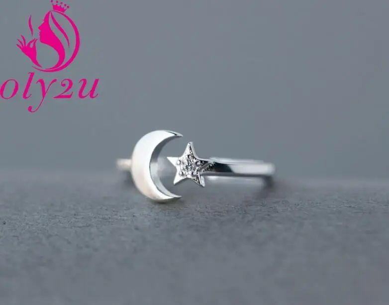 Yiustar New Fashion Moon Star CZ Rhinestones Adjustable Rings For Women Wedding Gift SYJZ074
Yiustar New Fashion Moon Star CZ Rhinestones Adjustable Rings For Women Wedding Gift SYJZ074