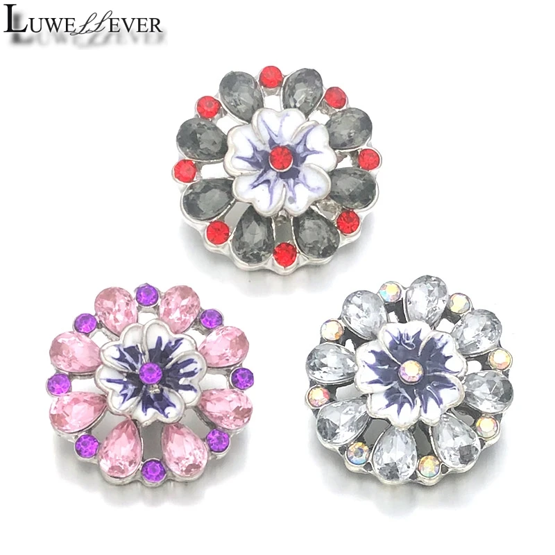 Fashion Component w209 Crystal 3D 18mm Metal Snap Button For Bracelet Necklace Interchangeable Jewelry Women Accessorie Findings
Fashion Component w209 Crystal 3D 18mm Metal Snap Button For Bracelet Necklace Interchangeable Jewelry Women Accessorie Findings