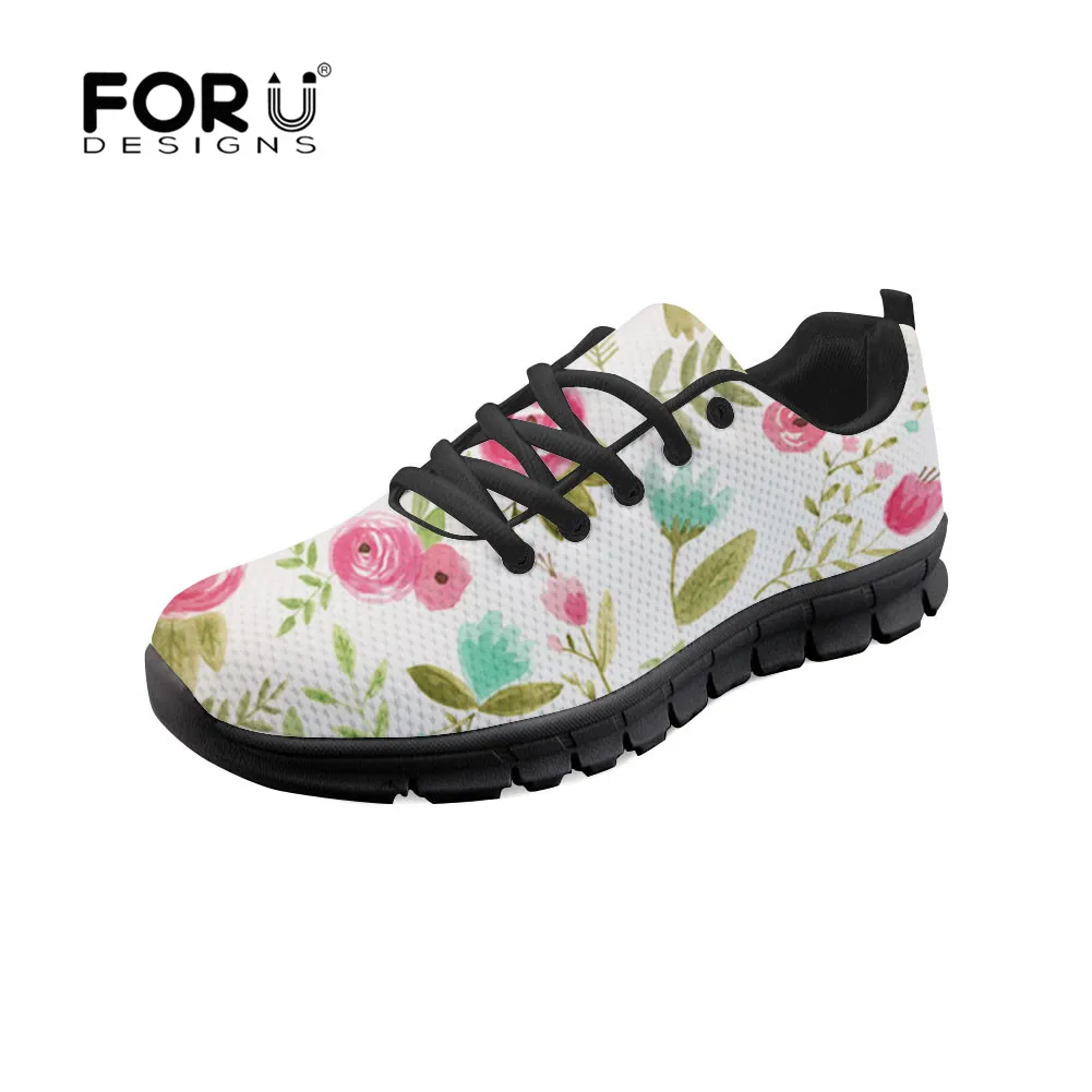 FORUDESIGNS Happy Floral Printing Sneakers Women Flat Shoes Breathable Walking Mesh Lace up Ulzzang Shoes 2018 Sapato Feminino
FORUDESIGNS Happy Floral Printing Sneakers Women Flat Shoes Breathable Walking Mesh Lace up Ulzzang Shoes 2018 Sapato Feminino