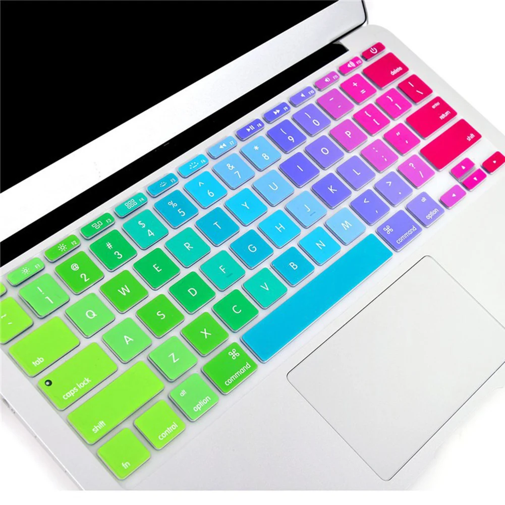 Multi-color keyboard sticker keyboard cover silicone keyboard protection film easy to clean for all MacBook Air Pro 13 "15"
Multi-color keyboard sticker keyboard cover silicone keyboard protection film easy to clean for all MacBook Air Pro 13 "15"