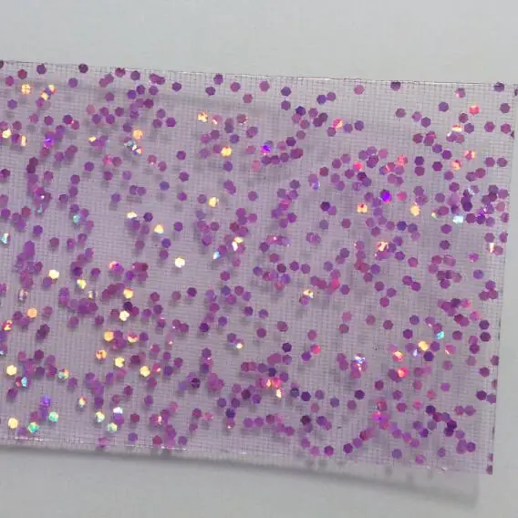 Прозрачные ТПУ блестки кожа просеиваемые для DIY аксессуары P1306|glitter leather|leather glittertpu