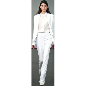 Women's suit two-piece suit (jacket + pants) ladies casual single button suit ladies business formal wear custom
Women's suit two-piece suit (jacket + pants) ladies casual single button suit ladies business formal wear custom