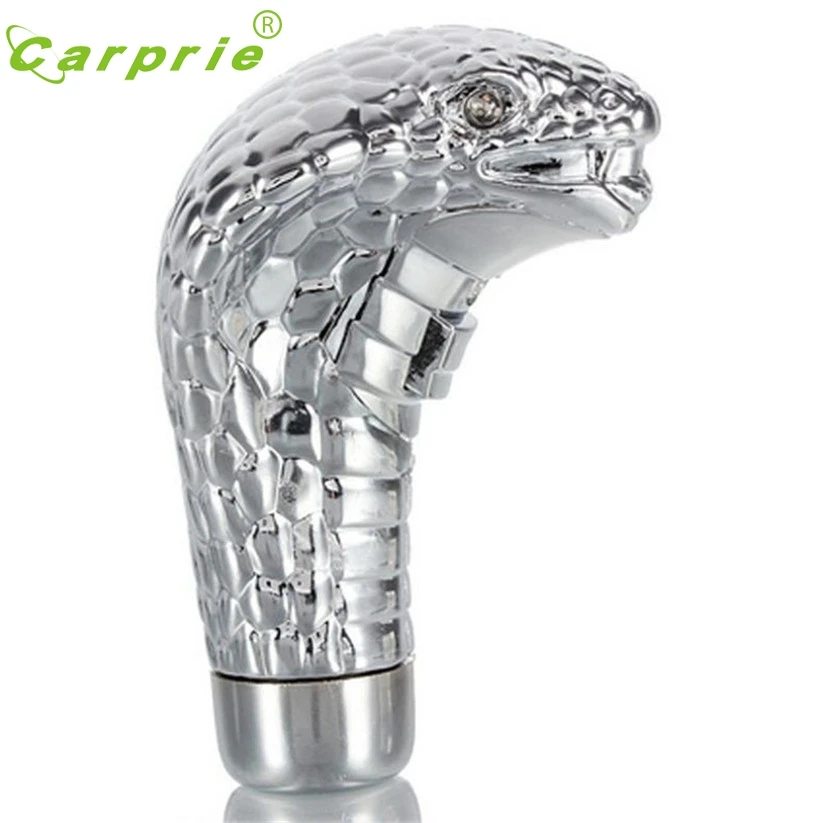 Car-styling CARPRIE Gear Shift Knob Chrome Blue LED Eyes Car Cobra Manual Gear Shift Knob Snake Shifter Universal td16 dropship
Car-styling CARPRIE Gear Shift Knob Chrome Blue LED Eyes Car Cobra Manual Gear Shift Knob Snake Shifter Universal td16 dropship
