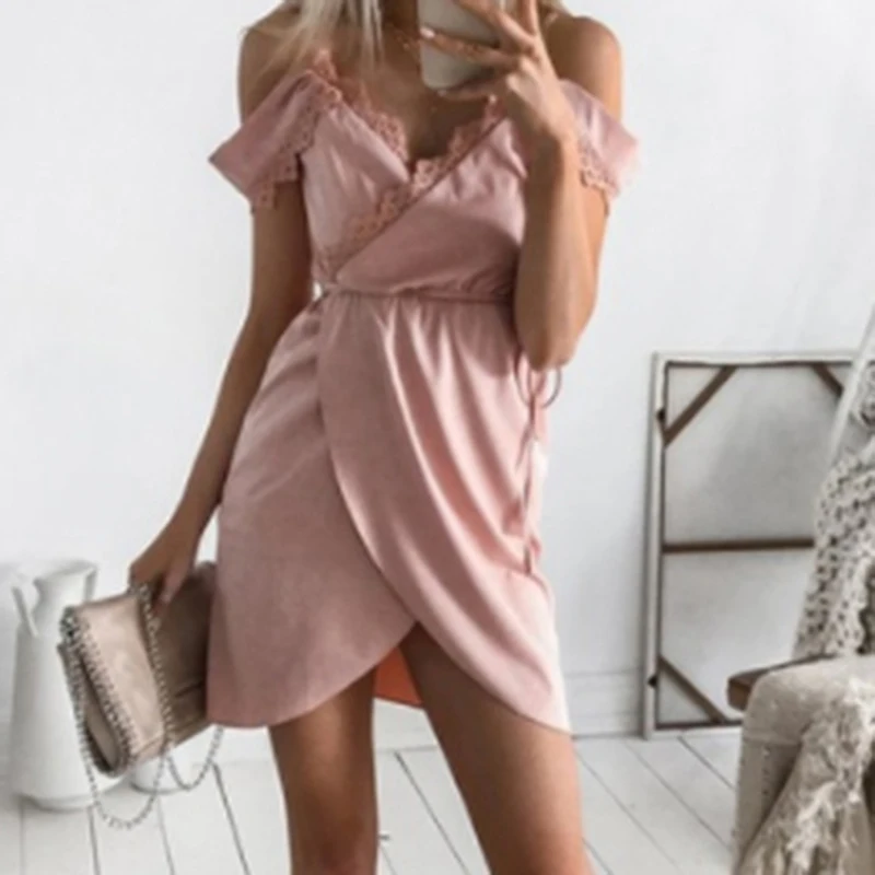 Bigsweety Summer Sexy Deep V-neck Women Irregular Dresses 2018 Lace Patchwork Short Party Beach Dress Vestidos New
Bigsweety Summer Sexy Deep V-neck Women Irregular Dresses 2018 Lace Patchwork Short Party Beach Dress Vestidos New