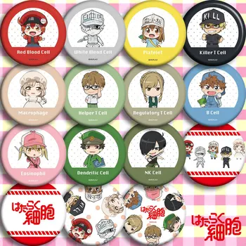 Japan Anime cells at work Platelet Cosplay Badge Cartoon Brooch Pins Collection Bags Badges For Backpacks Button gifts 
Japan Anime cells at work Platelet Cosplay Badge Cartoon Brooch Pins Collection Bags Badges For Backpacks Button gifts