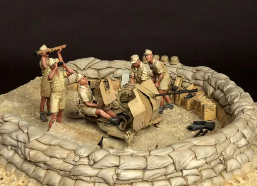 Unpainted Kit 1/35 African regiment include 5 soldiers figure Historical Figure Resin Kit
Unpainted Kit 1/35 African regiment include 5 soldiers figure Historical Figure Resin Kit