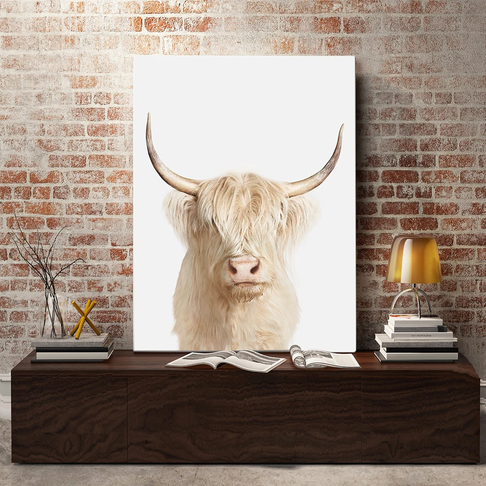 Cuadros Wall art Highland Cow Abstract cattle Poster Nordic Canvas Painting Posters and Prints Animal Picture For Living Room
Cuadros Wall art Highland Cow Abstract cattle Poster Nordic Canvas Painting Posters and Prints Animal Picture For Living Room