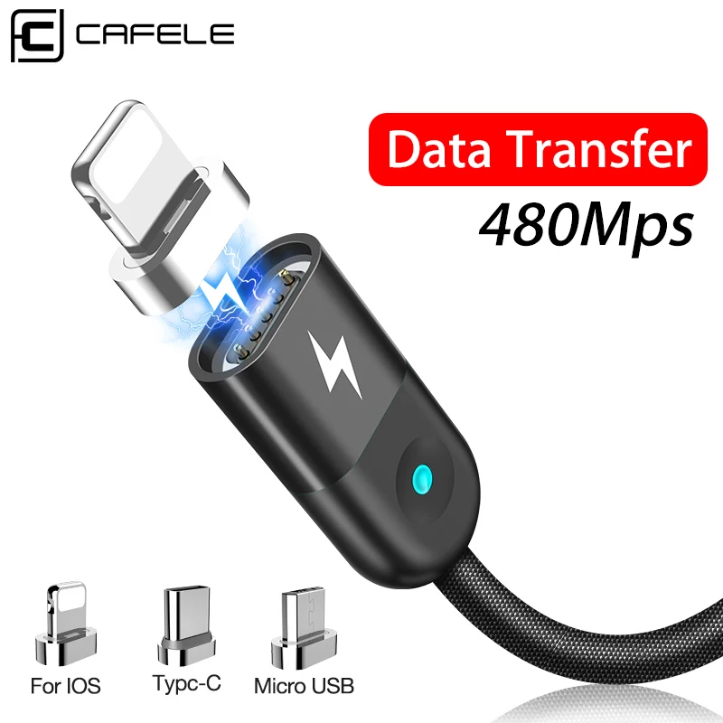 Cafele Magnetic Cable for iPhone Cable Micro USB Type C 2.4A Fast Charging USB C Type-C Magnet Charger Phone Cable 100cm
Cafele Magnetic Cable for iPhone Cable Micro USB Type C 2.4A Fast Charging USB C Type-C Magnet Charger Phone Cable 100cm