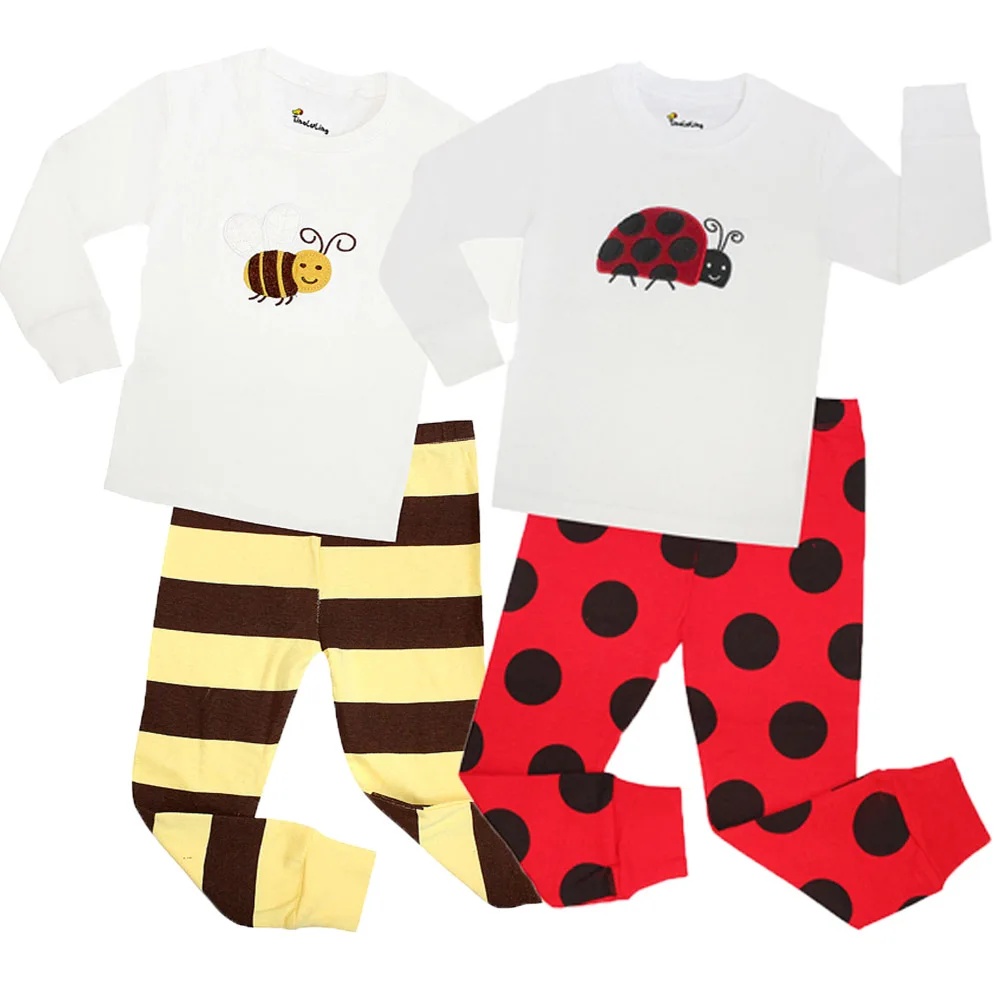 100% Cotton Boys and Girls Long Sleeve Cotton Bee Pajamas Sets Pijama Unicornio Infantil for 1-8 Years Pyjamas Kids Sleepwear
100% Cotton Boys and Girls Long Sleeve Cotton Bee Pajamas Sets Pijama Unicornio Infantil for 1-8 Years Pyjamas Kids Sleepwear