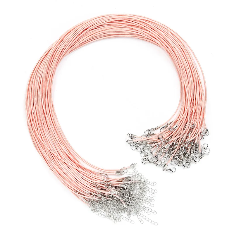 LanLi 50pcs/100pcs Handmade Decorations Accessories Necklace Wax Cords DIY Ornaments Materials 1.5/2.0mm
LanLi 50pcs/100pcs Handmade Decorations Accessories Necklace Wax Cords DIY Ornaments Materials 1.5/2.0mm