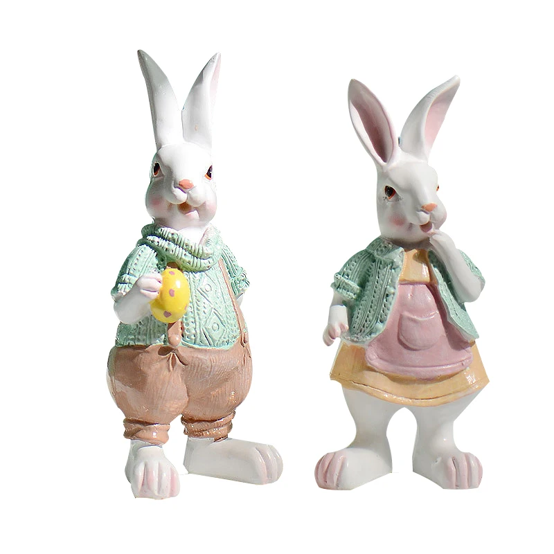 Cartoon Resin Figurines Rabbit Ornaments Rabbit Figurines Miniature Desk Home Decoration Accessory Gifts Living Room Home Decor
Cartoon Resin Figurines Rabbit Ornaments Rabbit Figurines Miniature Desk Home Decoration Accessory Gifts Living Room Home Decor