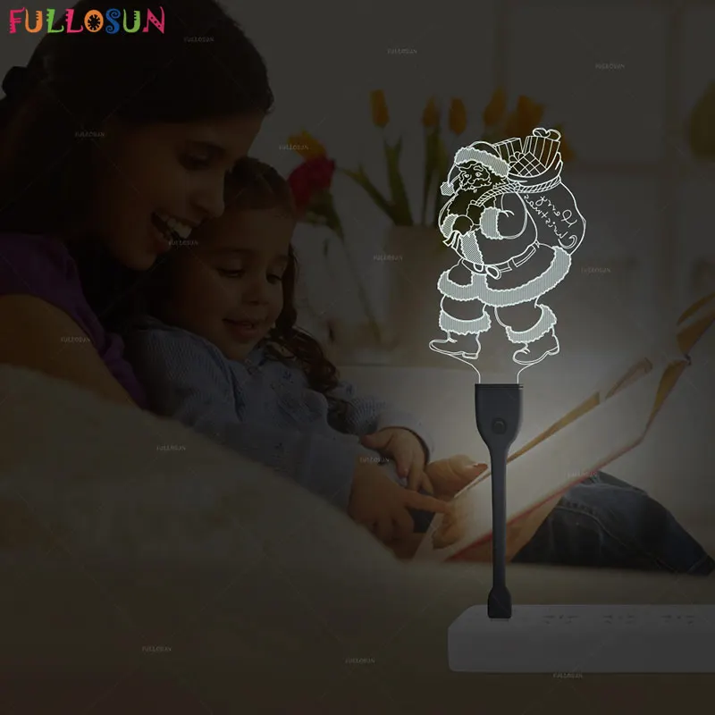 Mini Novelty 3D Visual Lamp Christmas Deer Model LED USB Lamp for Christmas Holiday Baby Gift Table Lamp
Mini Novelty 3D Visual Lamp Christmas Deer Model LED USB Lamp for Christmas Holiday Baby Gift Table Lamp