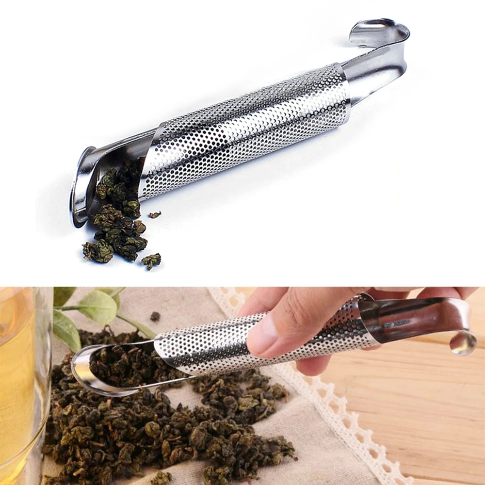 Lemonbest 1Piece Stainless Steel Tea Ball Infuser Mesh Tea Strainer Filter Curved Handle Tube Pipe Design Touch Holder Tool
Lemonbest 1Piece Stainless Steel Tea Ball Infuser Mesh Tea Strainer Filter Curved Handle Tube Pipe Design Touch Holder Tool