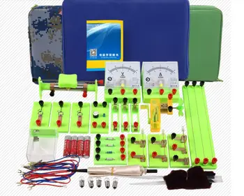 Junior high school physics experiment equipment box electric experiment kit teaching instrument
Junior high school physics experiment equipment box electric experiment kit teaching instrument
