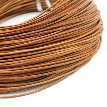 15 Yards 1mm Round Black/Natural Tan Leather String Cord, Real Leather for Jewelry Making
15 Yards 1mm Round Black/Natural Tan Leather String Cord, Real Leather for Jewelry Making