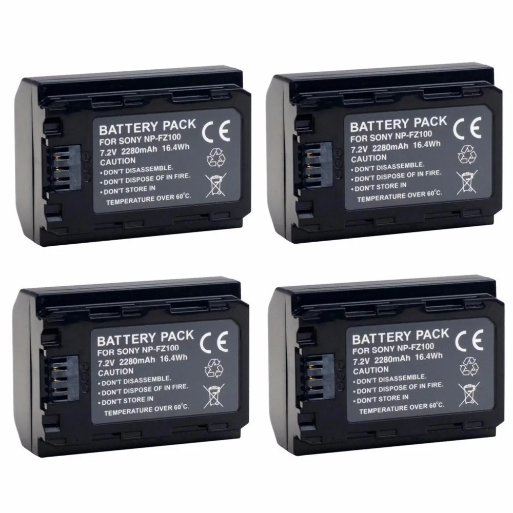 1 pc 2280mAh NP-FZ100 NP FZ100 Camera Battery for Sony NP FZ100 ILCE-9 A7RIII A
1 pc 2280mAh NP-FZ100 NP FZ100 Camera Battery for Sony NP FZ100 ILCE-9 A7RIII A