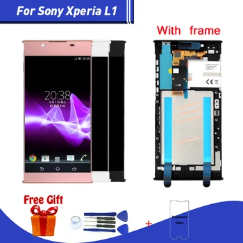 For SONY Xperia L1 LCD+Touch Screen Digitizer Assembly For Sony G3311 G3313 G3312 Xperia L1 lcd Display Touch Screen Replacment
For SONY Xperia L1 LCD+Touch Screen Digitizer Assembly For Sony G3311 G3313 G3312 Xperia L1 lcd Display Touch Screen Replacment