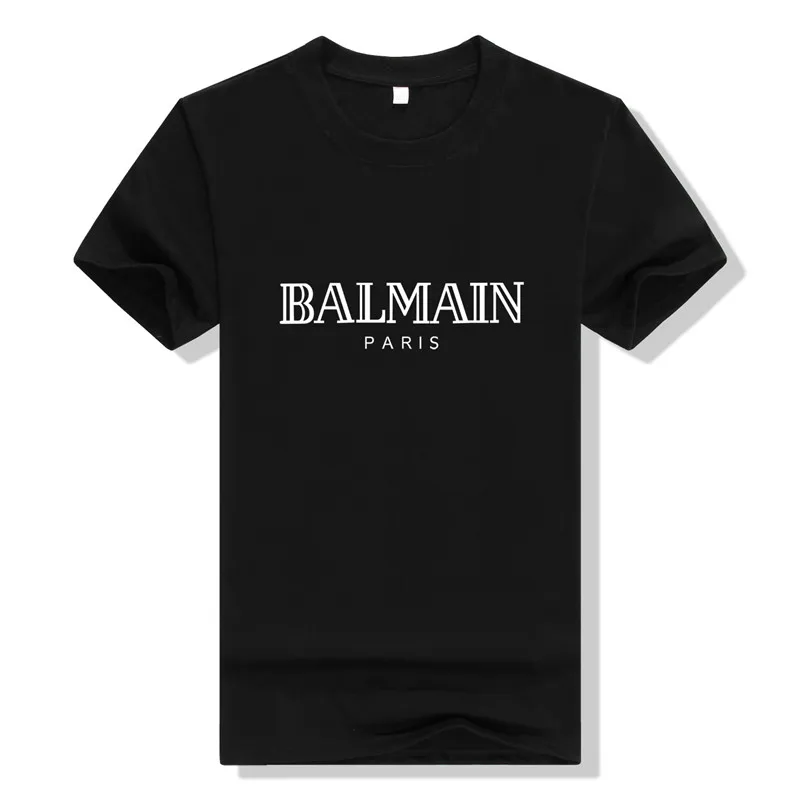 BALMAIN short sleeve T shirt men 2019 new fashion casual T-shirt man hip hop Brand Clothing men's t shirts tee shirt homme
BALMAIN short sleeve T shirt men 2019 new fashion casual T-shirt man hip hop Brand Clothing men's t shirts tee shirt homme