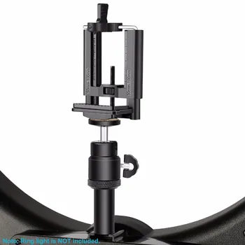 Neewer Cold Shoe Extension/Smartphone Cradle Set for LED Ring Light with Standard Cold Shoe for Live Stream Portrait Video
Neewer Cold Shoe Extension/Smartphone Cradle Set for LED Ring Light with Standard Cold Shoe for Live Stream Portrait Video