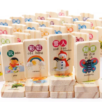 Wooden toy balls of 100 Chinese characters interesting cognitive domino children's educational toys wooden blocks
Wooden toy balls of 100 Chinese characters interesting cognitive domino children's educational toys wooden blocks