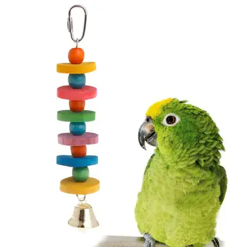 Parrot Chew Strands Bite Teeth Molar Wooden Colorful Beads Ball Bell Sound Attractive Birds Parakeet Products Funny Play Hanging
Parrot Chew Strands Bite Teeth Molar Wooden Colorful Beads Ball Bell Sound Attractive Birds Parakeet Products Funny Play Hanging