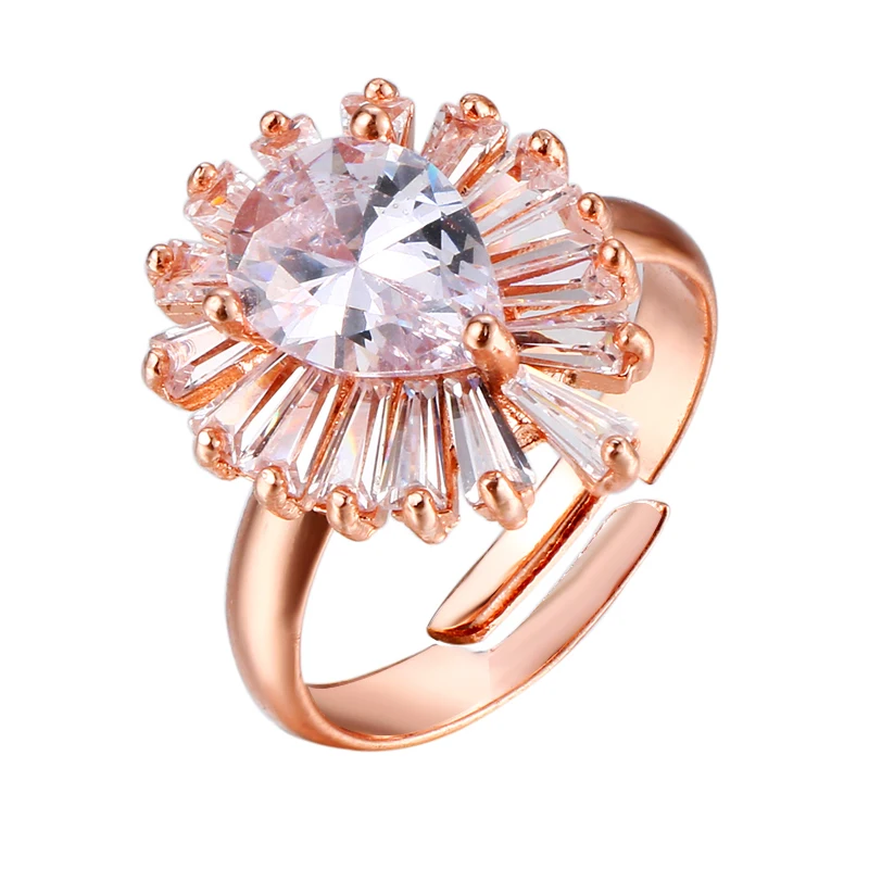 Bettyue Brand Tear Drop Woman Simple Ring Romantic Lovers Champagne AAA Zircon Ring Jewelry Wedding Birthday Gift Party
Bettyue Brand Tear Drop Woman Simple Ring Romantic Lovers Champagne AAA Zircon Ring Jewelry Wedding Birthday Gift Party