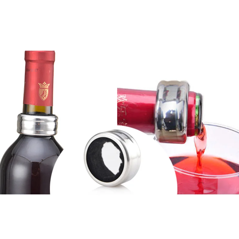 Red Wine Drip Ring Stainless Steel Silver Wine Ring Pour Wine Leak-Proof Anti-Overflow Ring Europe The United States Household
Red Wine Drip Ring Stainless Steel Silver Wine Ring Pour Wine Leak-Proof Anti-Overflow Ring Europe The United States Household