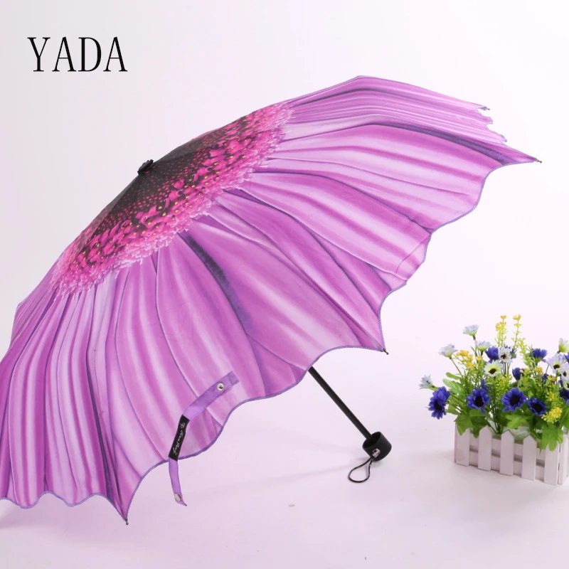 YADA 2023 INS High Quality Yellow Purple Sunflower Umbrella Rain Women Umbrella For Women Windproof Folding Umbrellas YS011
YADA 2023 INS High Quality Yellow Purple Sunflower Umbrella Rain Women Umbrella For Women Windproof Folding Umbrellas YS011