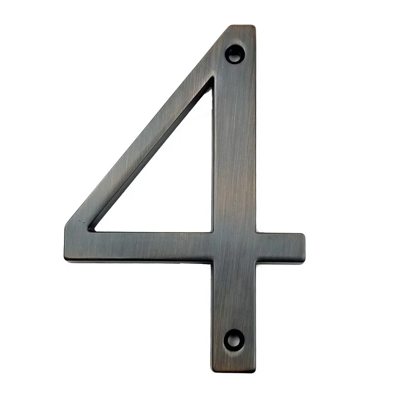 Aged Bronze 101mm House Number House Door Address Number Digits Zinc Alloy Screw Mounted Big Door Address Sign #4
Aged Bronze 101mm House Number House Door Address Number Digits Zinc Alloy Screw Mounted Big Door Address Sign #4