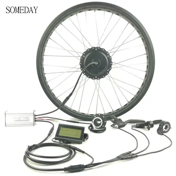 SOMEDAY 48V500W E-BIKE snow bike rear rotate hub Motor whole waterproof cable Electric Bicycle conversion kit with LCD3 Display
SOMEDAY 48V500W E-BIKE snow bike rear rotate hub Motor whole waterproof cable Electric Bicycle conversion kit with LCD3 Display