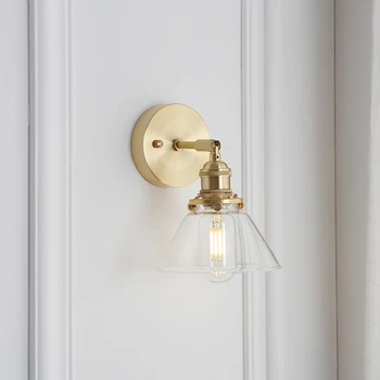 Modern minimalist Scandinavian Japanese style bedside bathroom bathroom mirror front brass wall lamp
Modern minimalist Scandinavian Japanese style bedside bathroom bathroom mirror front brass wall lamp