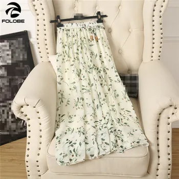 FOLOBE 2020 summer new skirts wild Korean women skirts long floral pattern chiffon skirt
FOLOBE 2020 summer new skirts wild Korean women skirts long floral pattern chiffon skirt