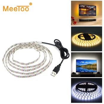 DC 5V USB LED Strip Light Ribbon LED Tape Flexible Diode Tape Lamp SMD2835 Cold Warm White USB Cable Deco Screen PC TV Backlight
DC 5V USB LED Strip Light Ribbon LED Tape Flexible Diode Tape Lamp SMD2835 Cold Warm White USB Cable Deco Screen PC TV Backlight