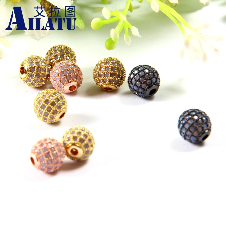 Ailatu 8mm Copper Jewelry Accessories Ball with 5 Line Micro Inlay White Howlite Stone Fit DIY Fashion Bracelet
Ailatu 8mm Copper Jewelry Accessories Ball with 5 Line Micro Inlay White Howlite Stone Fit DIY Fashion Bracelet