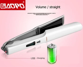 USB Charging Hair Straightener hair curler straightening Ceramic Flat Iron Temperature Control can charge for phone styling
USB Charging Hair Straightener hair curler straightening Ceramic Flat Iron Temperature Control can charge for phone styling