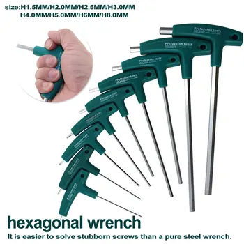 T-Handle Hex Allen Key Wrenches Screws Screwdriver Driver Hand Steel Tools 1Pcs T-Handle Ratchet Tap Wrench 1.5mm-8mm
T-Handle Hex Allen Key Wrenches Screws Screwdriver Driver Hand Steel Tools 1Pcs T-Handle Ratchet Tap Wrench 1.5mm-8mm