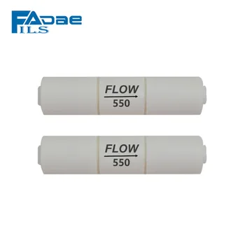 1/4-Inch Quick Push Flow Restrictor 550CC for Undersink Home Reverse Osmosis (RO) System and Water filters - 2 pack
1/4-Inch Quick Push Flow Restrictor 550CC for Undersink Home Reverse Osmosis (RO) System and Water filters - 2 pack